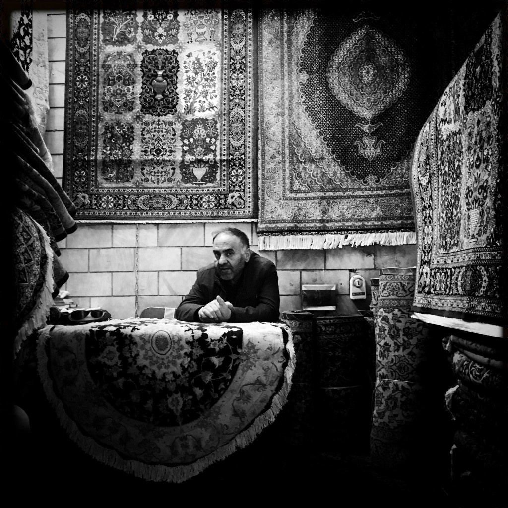 Carpet seller in the Grand Bazaar