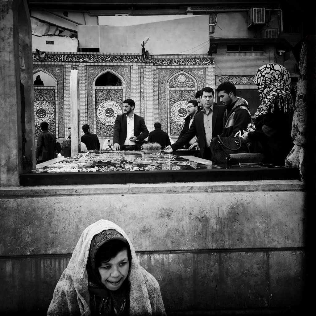 Devotees at the Shrine of Imamzadeh Saleh in north Tehran