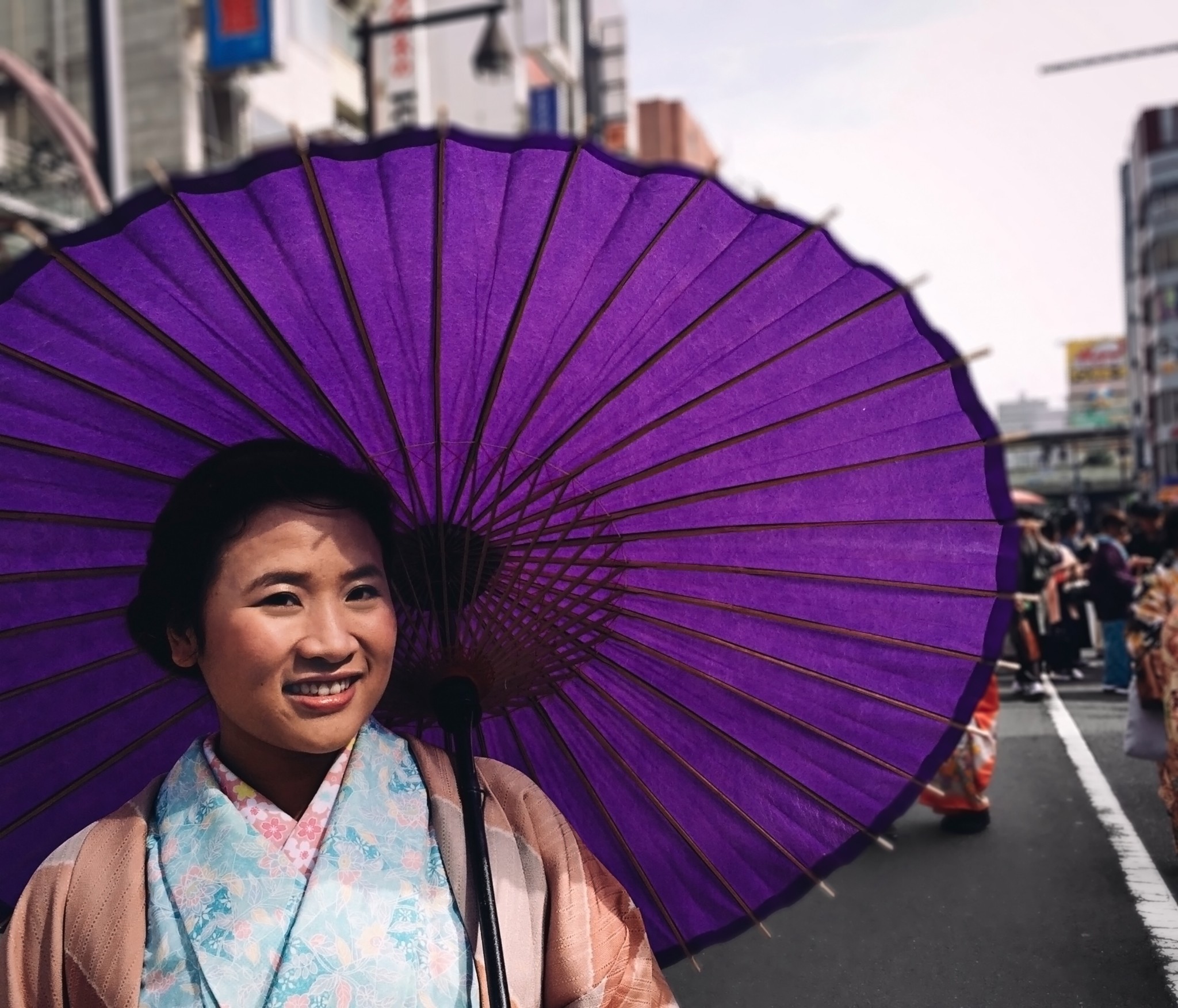 Lady with a Purple Parasol