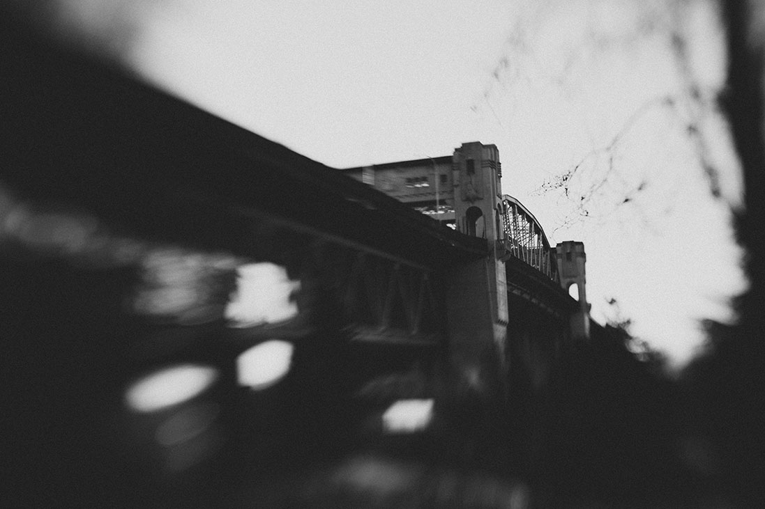 Burrard bridge in Vancouver, British Columbia