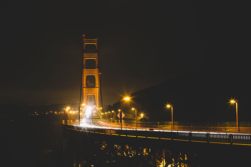 San Francisco's Golden Gate Bridge from Vista Point in Sausalito by Monica Galvan